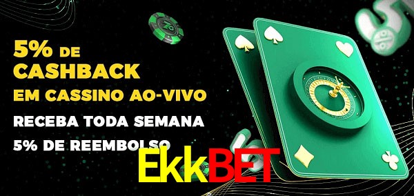 Promoções do cassino ao Vivo Ekkbet